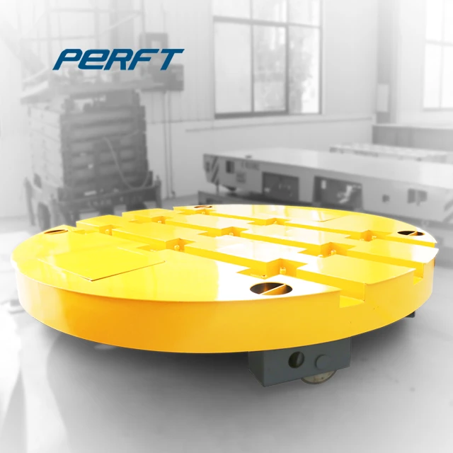 Easy Operated Heavy Load Turntable Transfer Cart On Rail 360 Rotating Trolley price