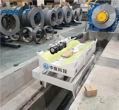 Bobina d'acciaio di trasporto del carrello di trasferimento su rotaia RGV