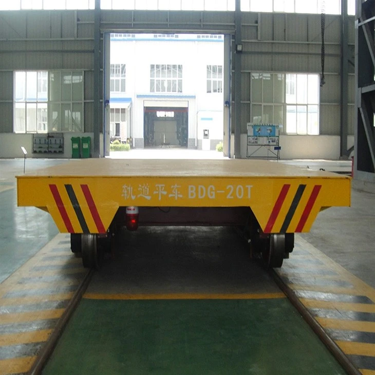 Electric Transfer Cart For Foundry Environment 120 Tons